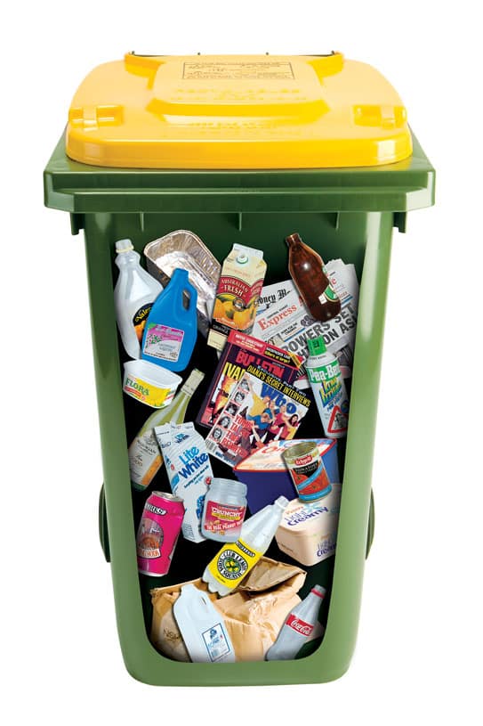 Kerbside recycling service picks up