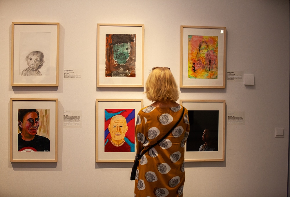 Young artists enjoy a brush with fame at Archibald Prize