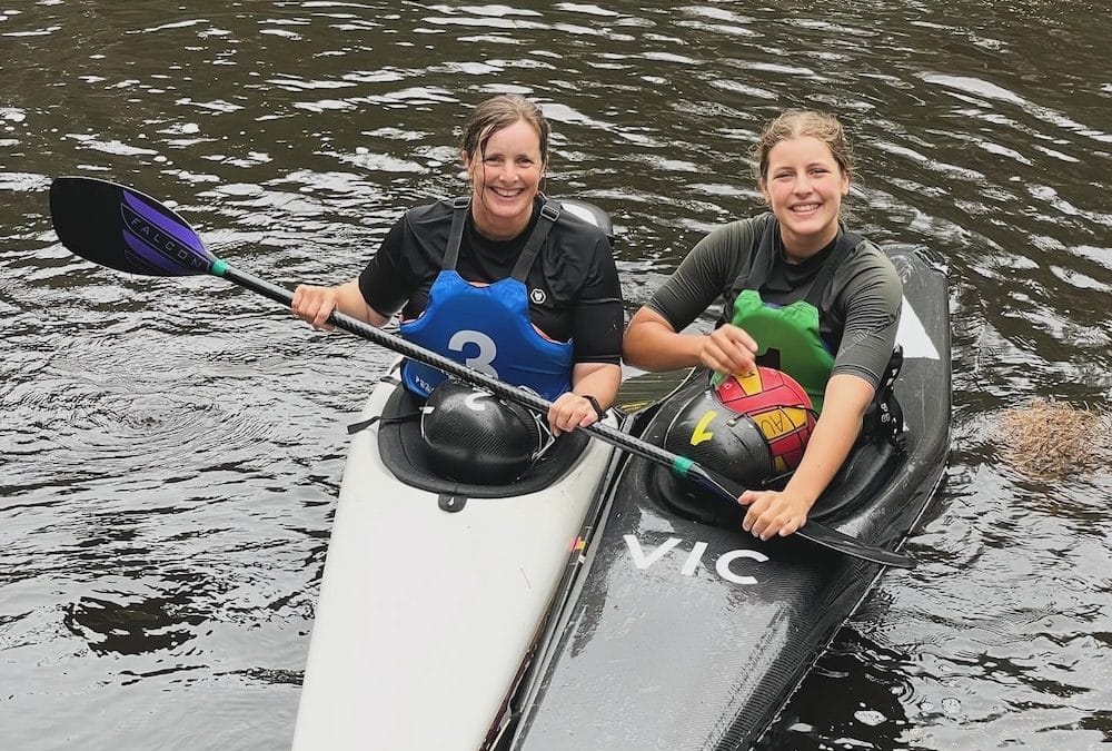 Mother and daughter paddle their way to success